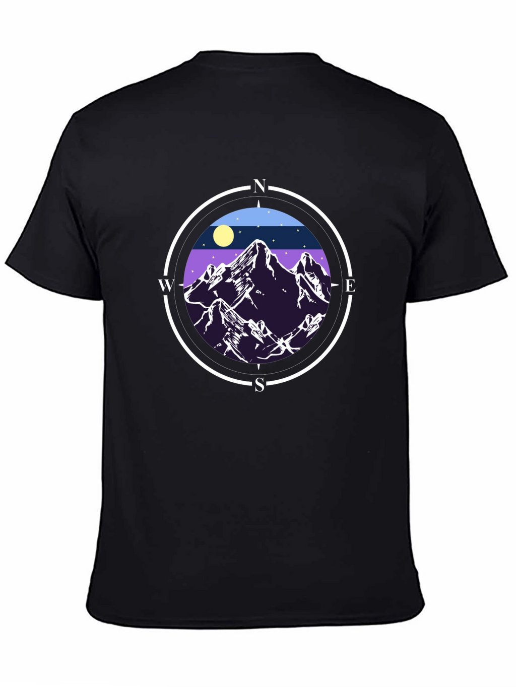 Mountain Compass Graphic Tee - Adventure Awaits!