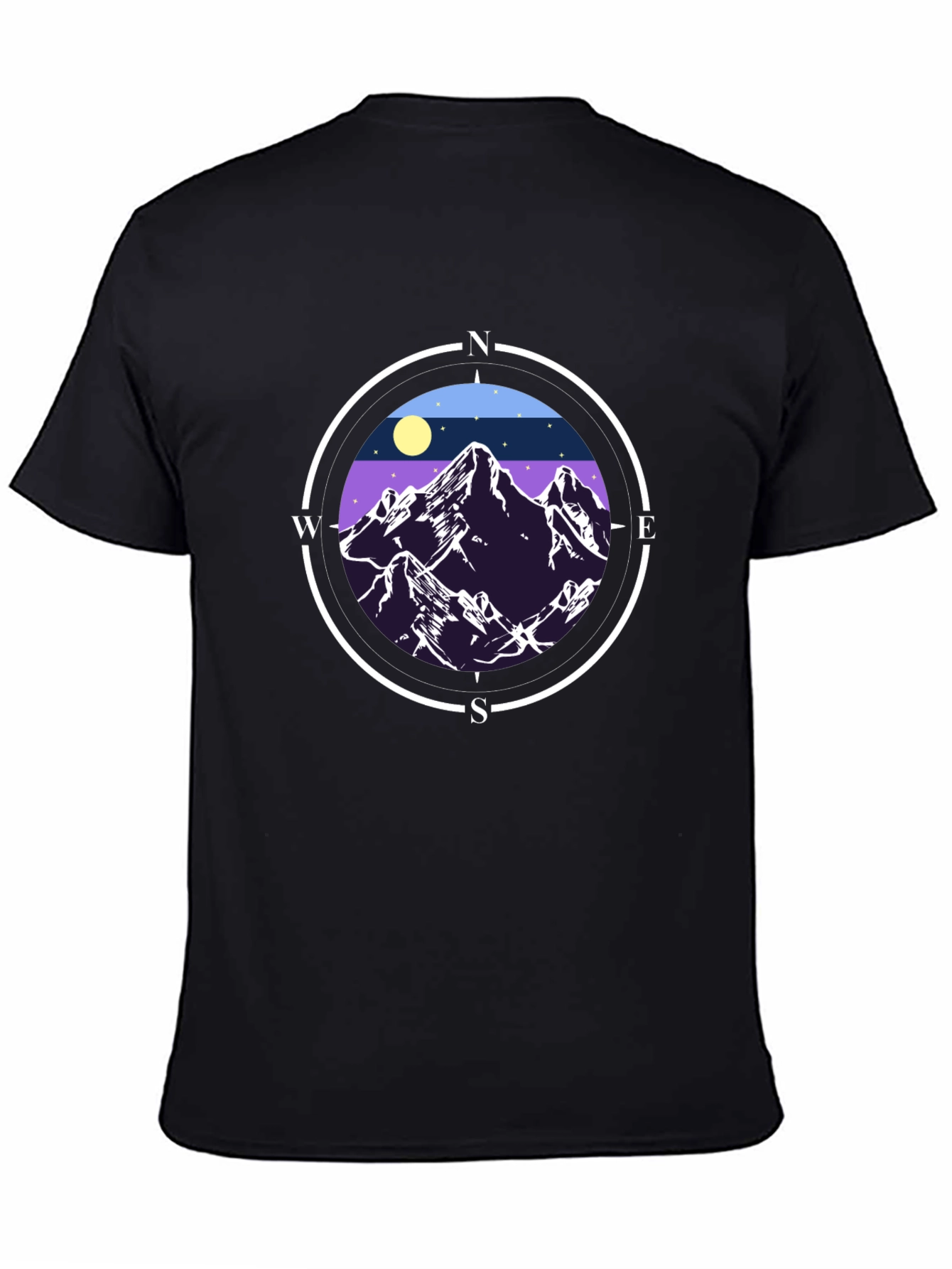 Mountain Compass Graphic Tee - Adventure Awaits!