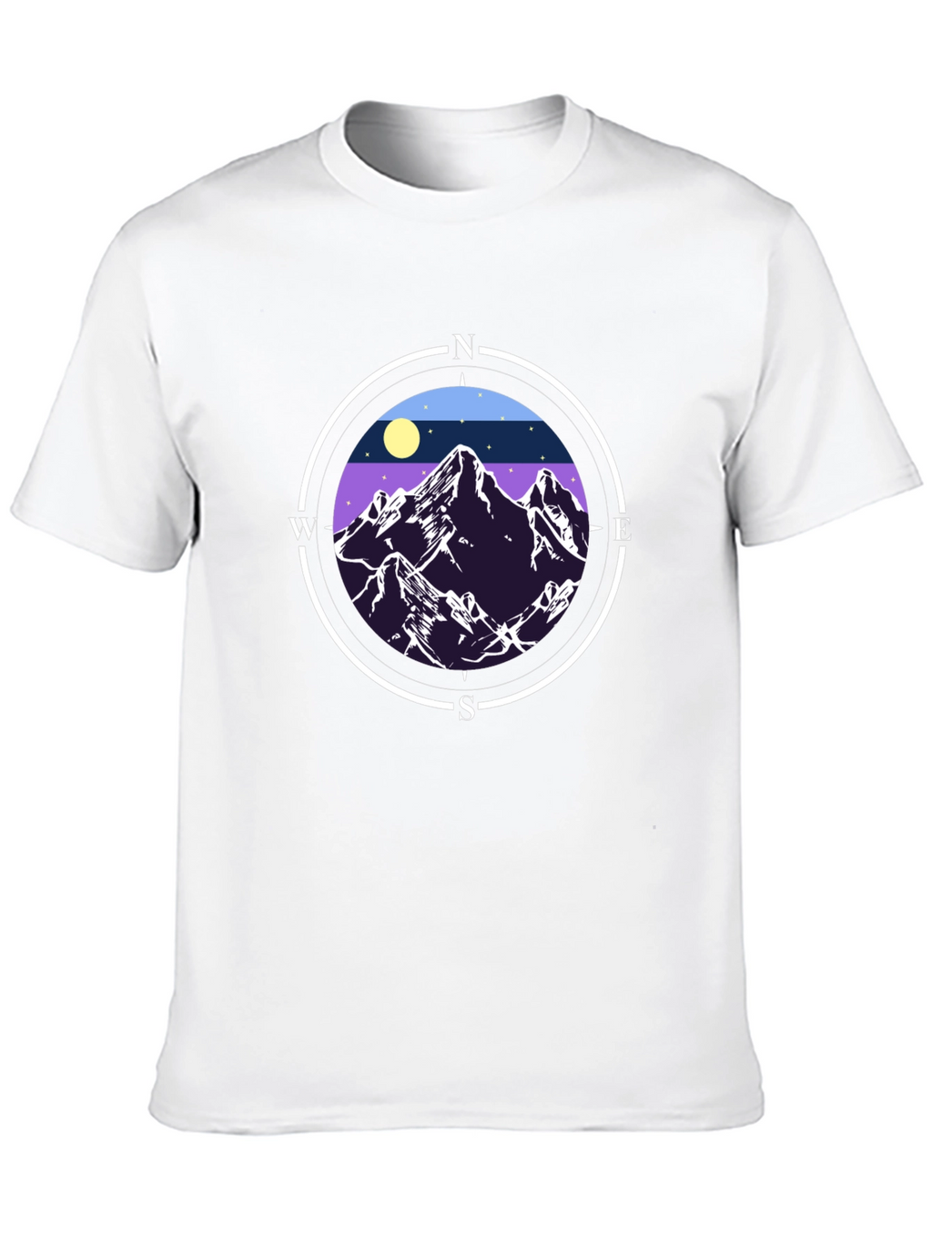 Mountain Compass Graphic Tee - Adventure Awaits!