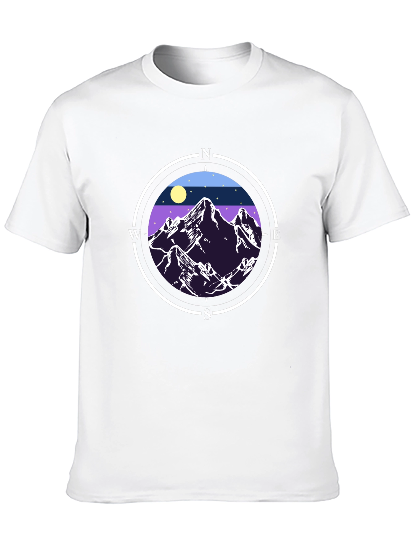 Mountain Compass Graphic Tee - Adventure Awaits!