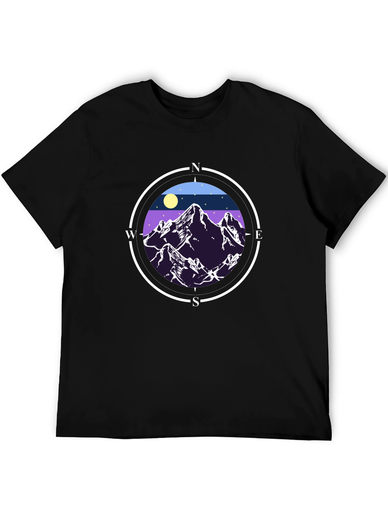 Mountain Compass Graphic Tee - Adventure Awaits!