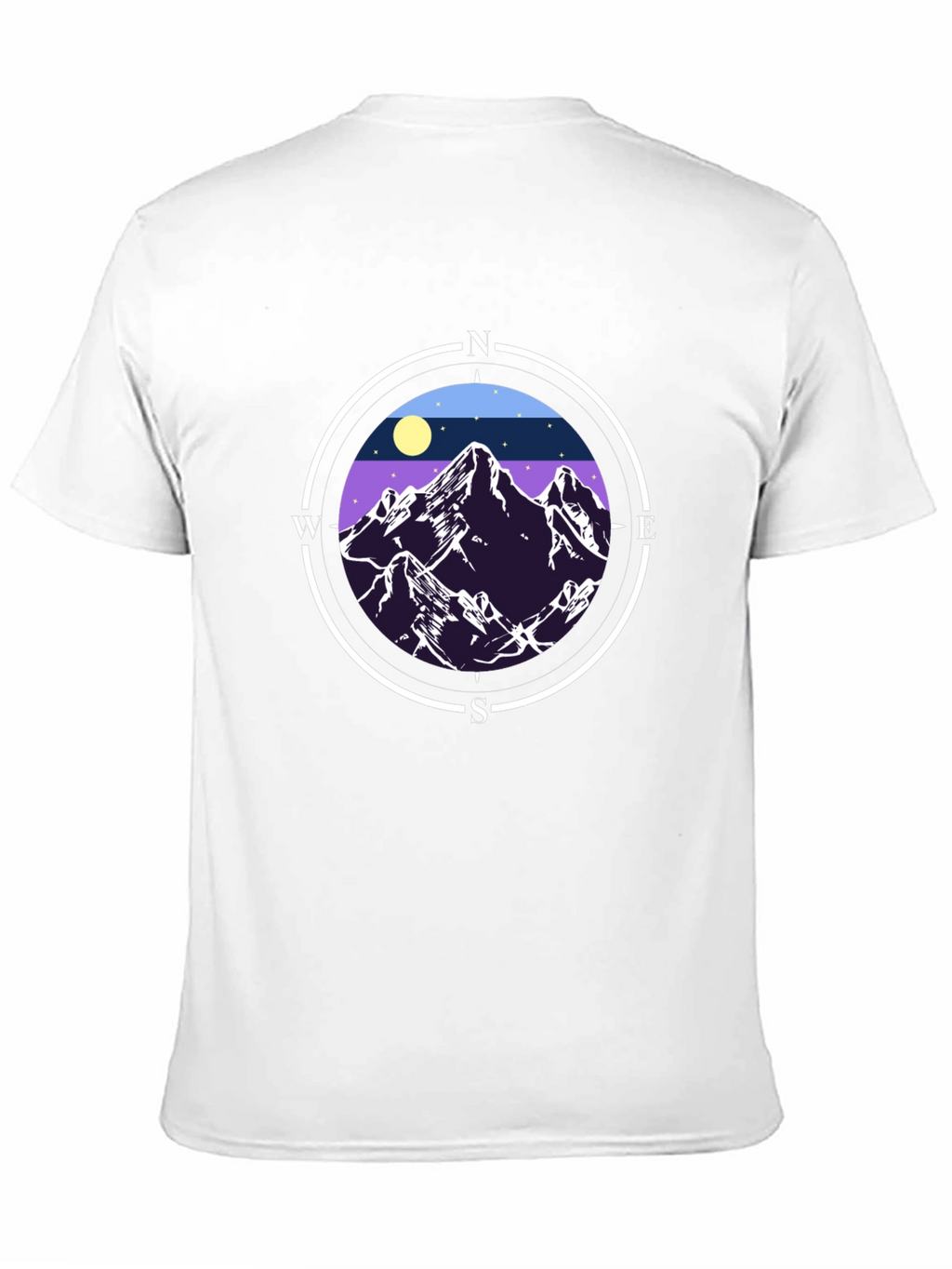 Mountain Compass Graphic Tee - Adventure Awaits!