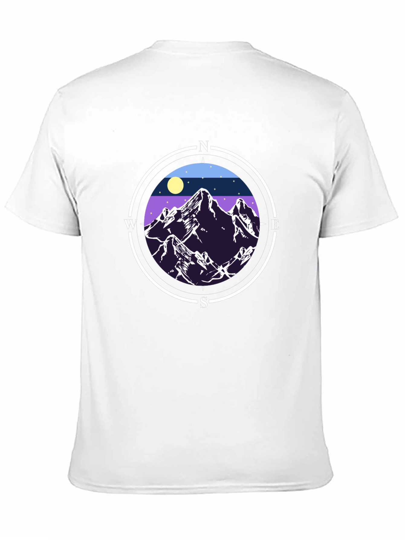 Mountain Compass Graphic Tee - Adventure Awaits!