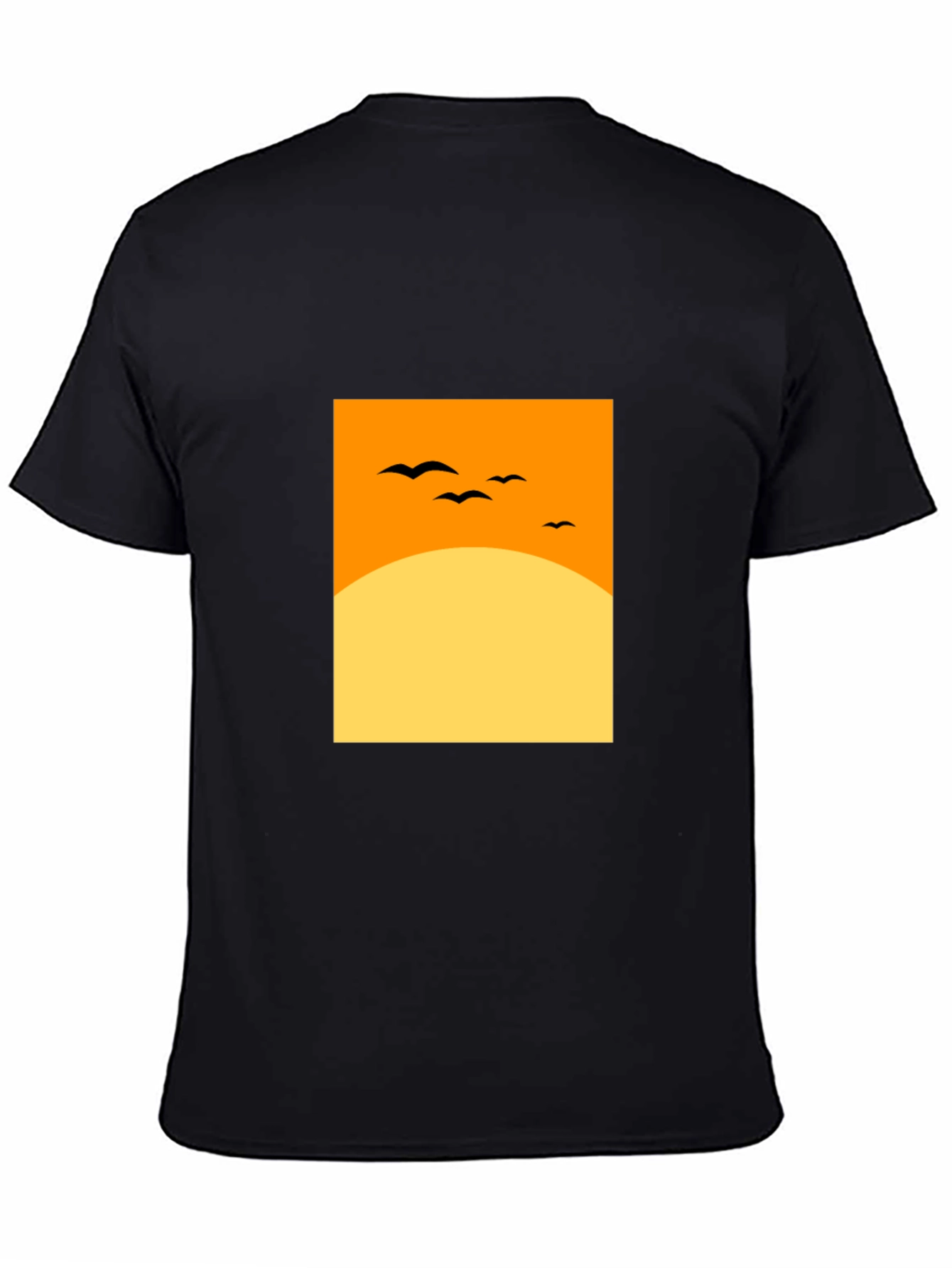 Sunset Silhouette Tee - Modern Graphic Design