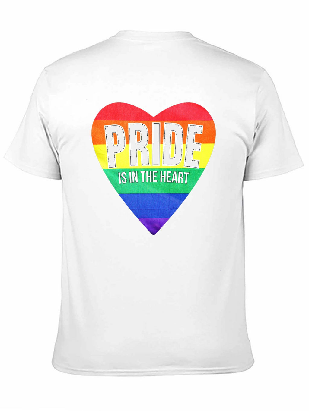Pride Heart Graphic Tee - Black LGBT Pride T-Shirt