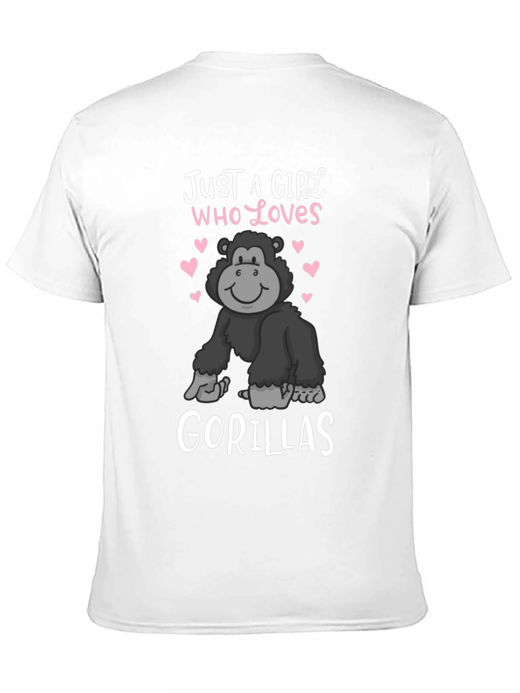 Girl Who Loves Gorillas T-Shirt