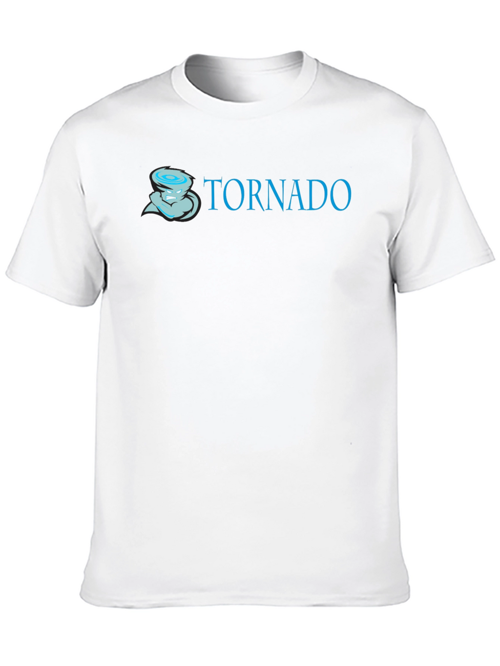 Tornado Graphic Print Black T-Shirt