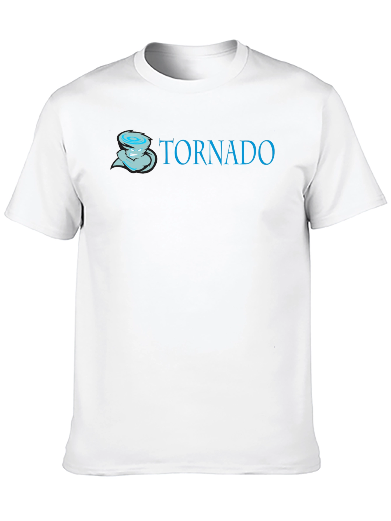 Tornado Graphic Print Black T-Shirt
