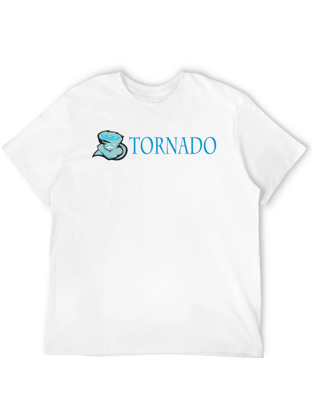 Tornado Graphic Print Black T-Shirt