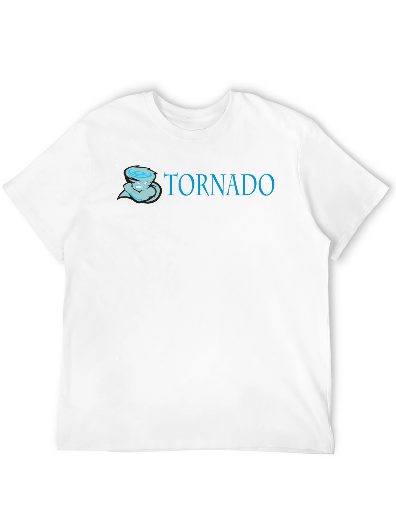 Tornado Graphic Print Black T-Shirt