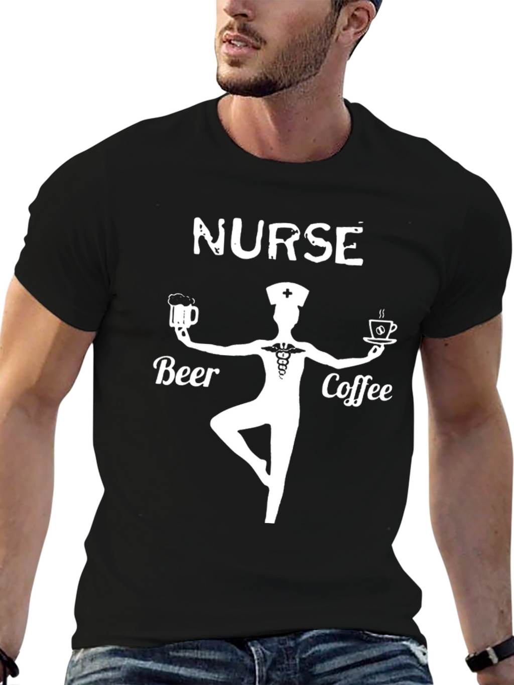 Nurse Beer Coffee T-Shirt