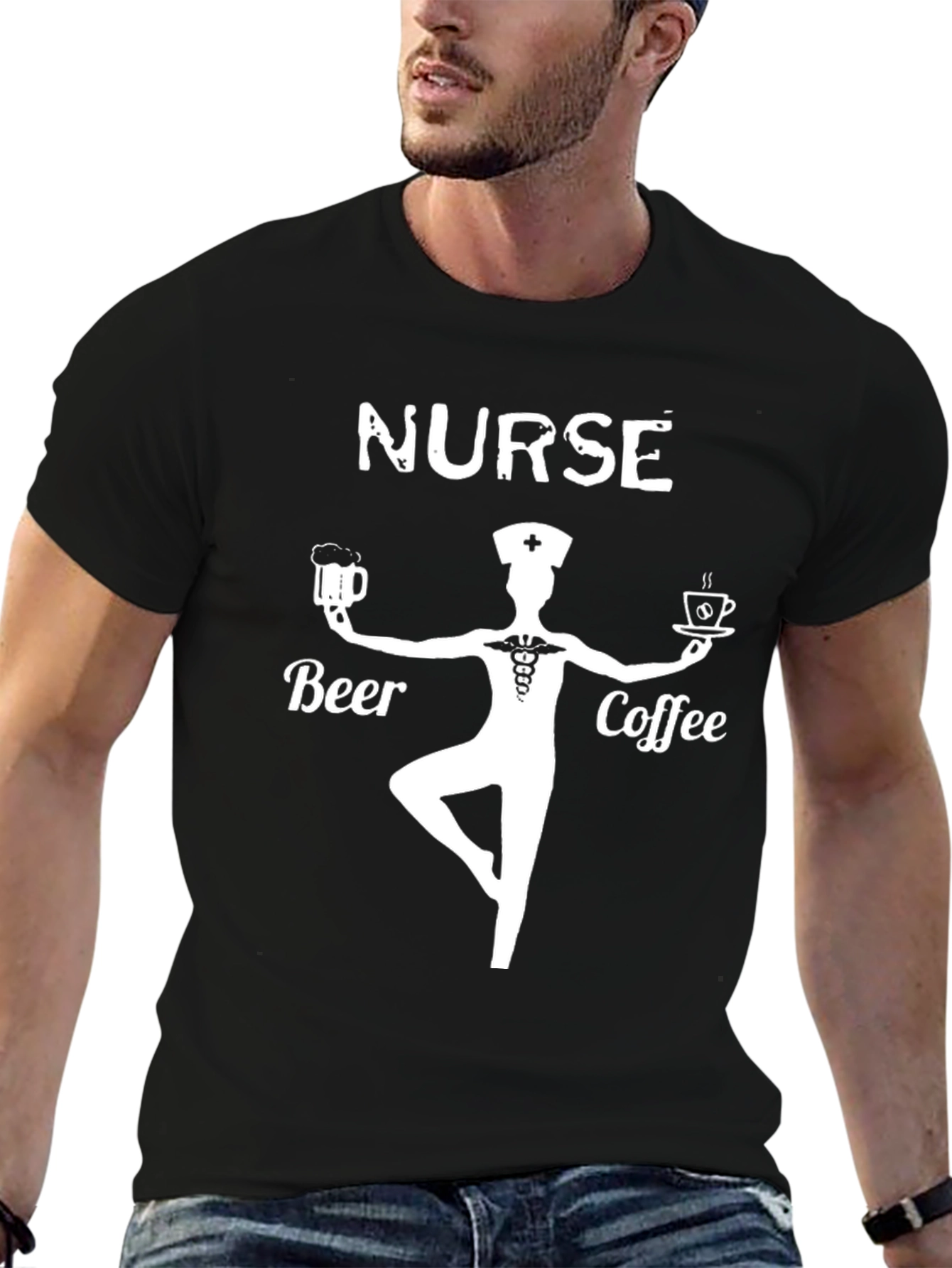 Nurse Beer Coffee T-Shirt