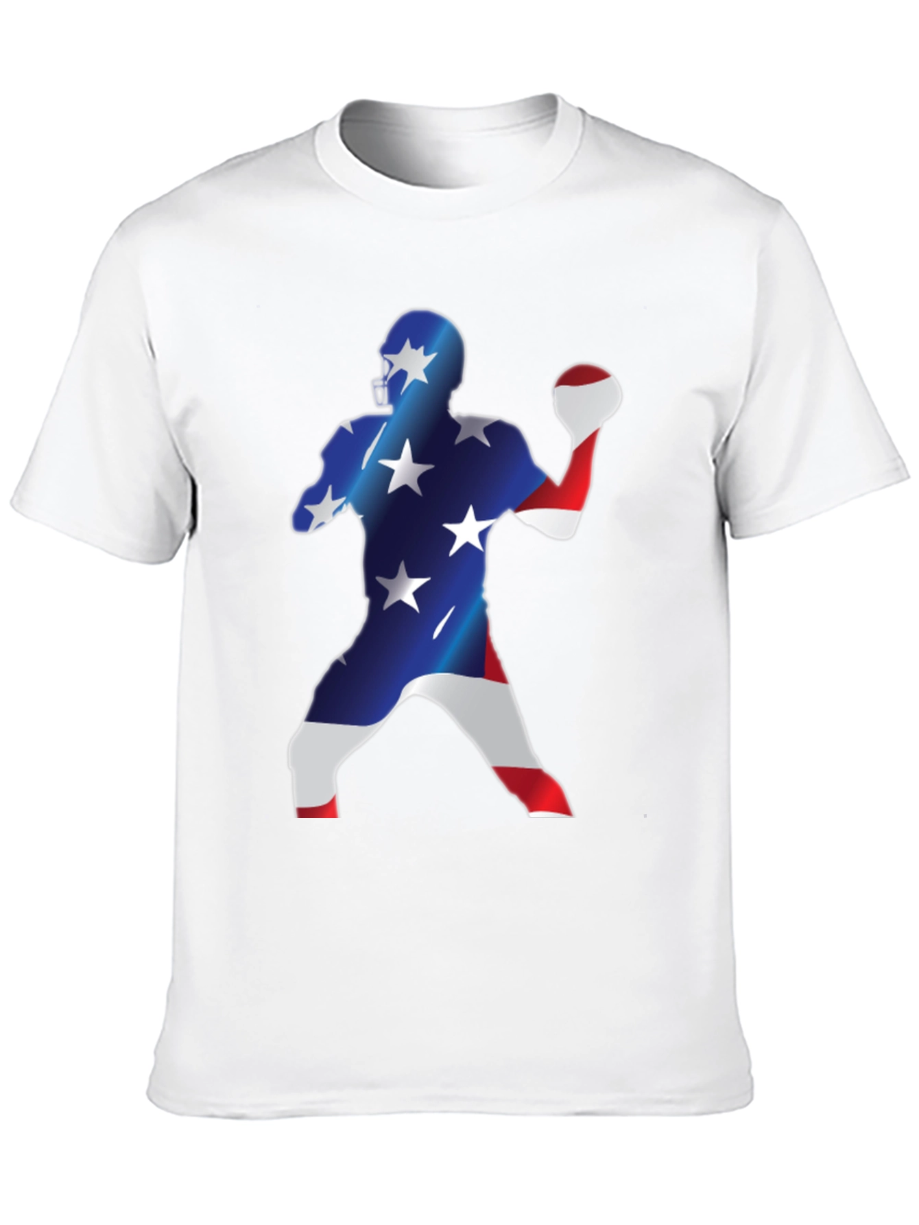 American Football Patriotic Graphic Tee