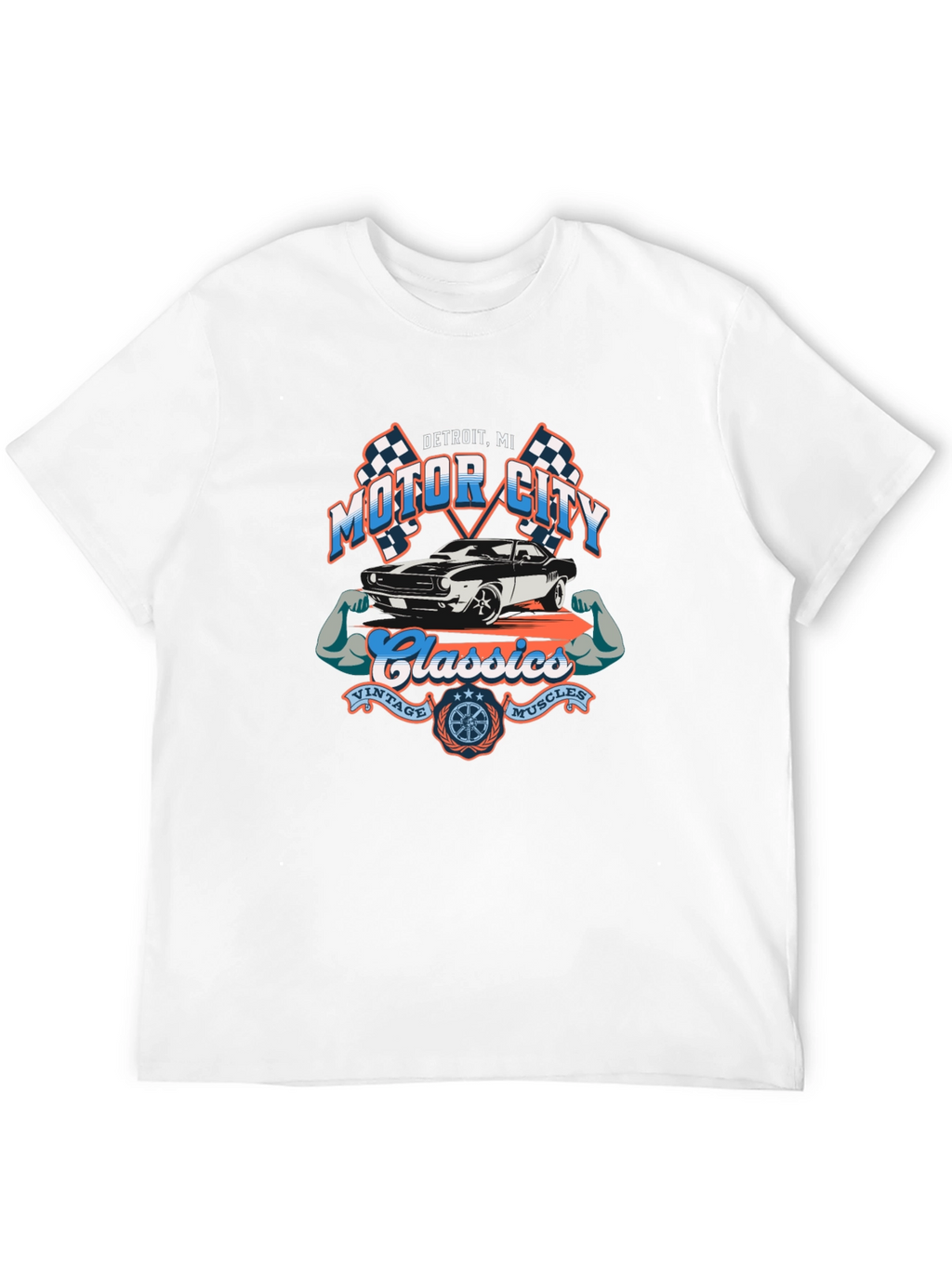 Motor City Classics Black T-Shirt