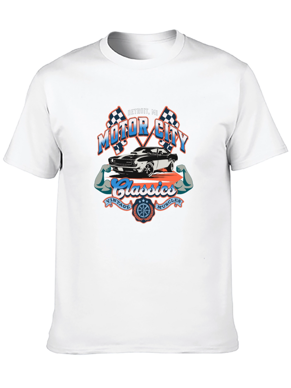 Motor City Classics Black T-Shirt