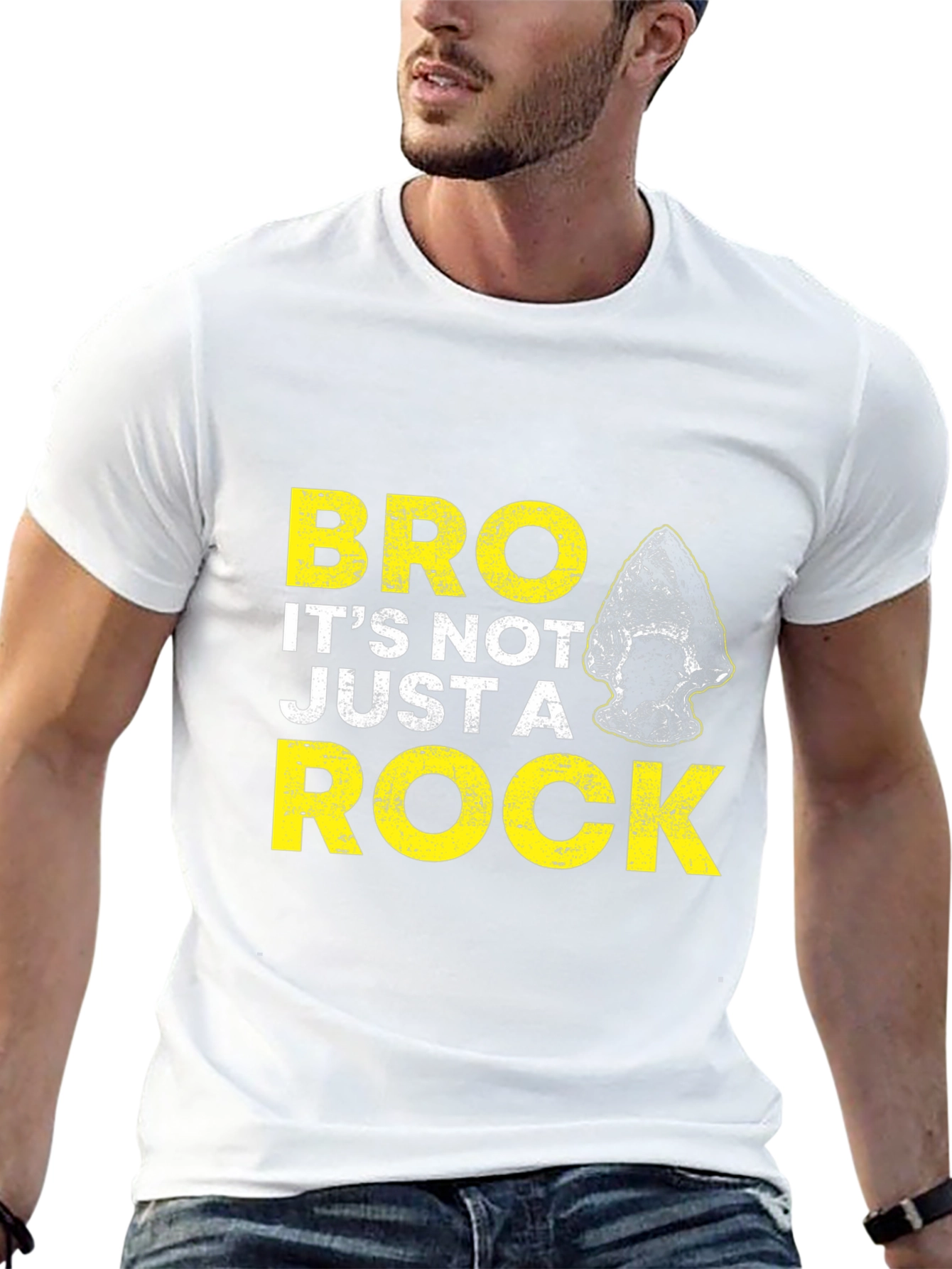 Bro Its Not Just a Rock Graphic T-Shirt