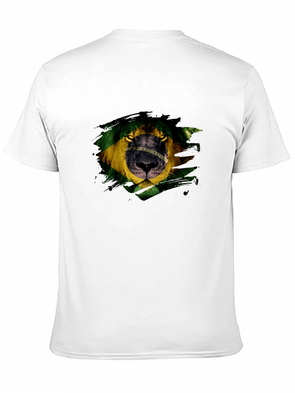 Brazil Lion Graphic Tee - Mens Black T-Shirt