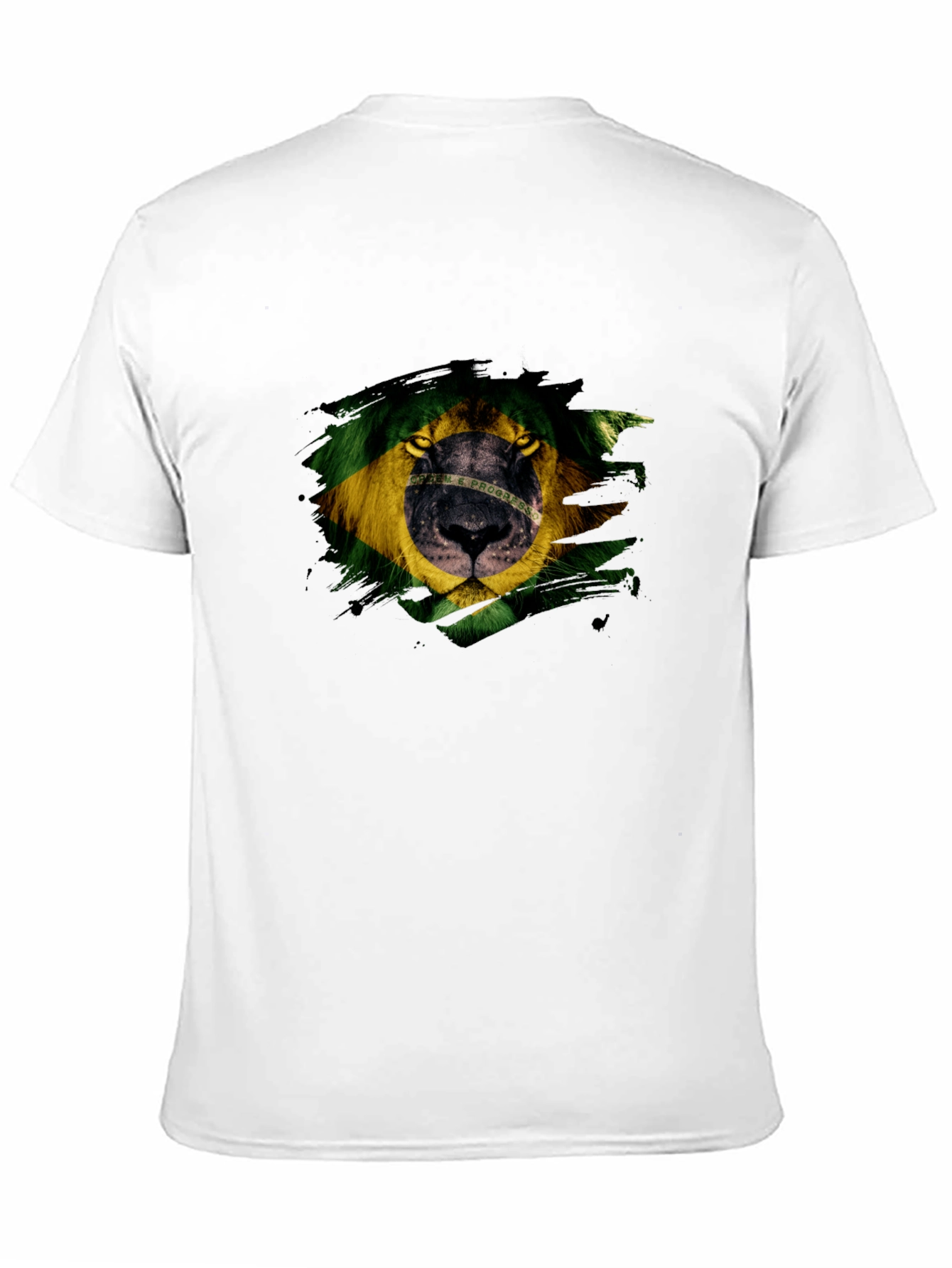 Brazil Lion Graphic Tee - Mens Black T-Shirt