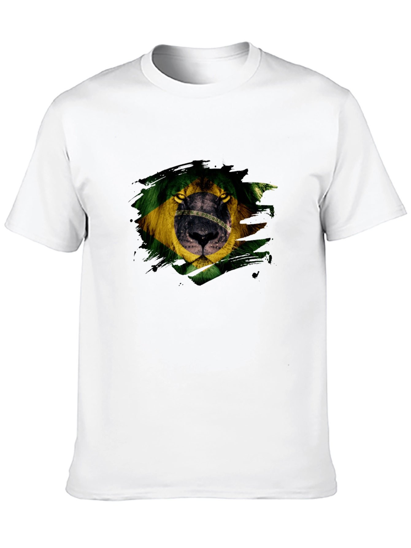 Brazil Lion Graphic Tee - Mens Black T-Shirt