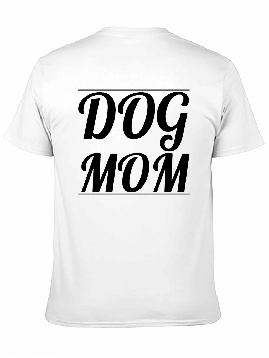Dog Mom Black T-Shirt