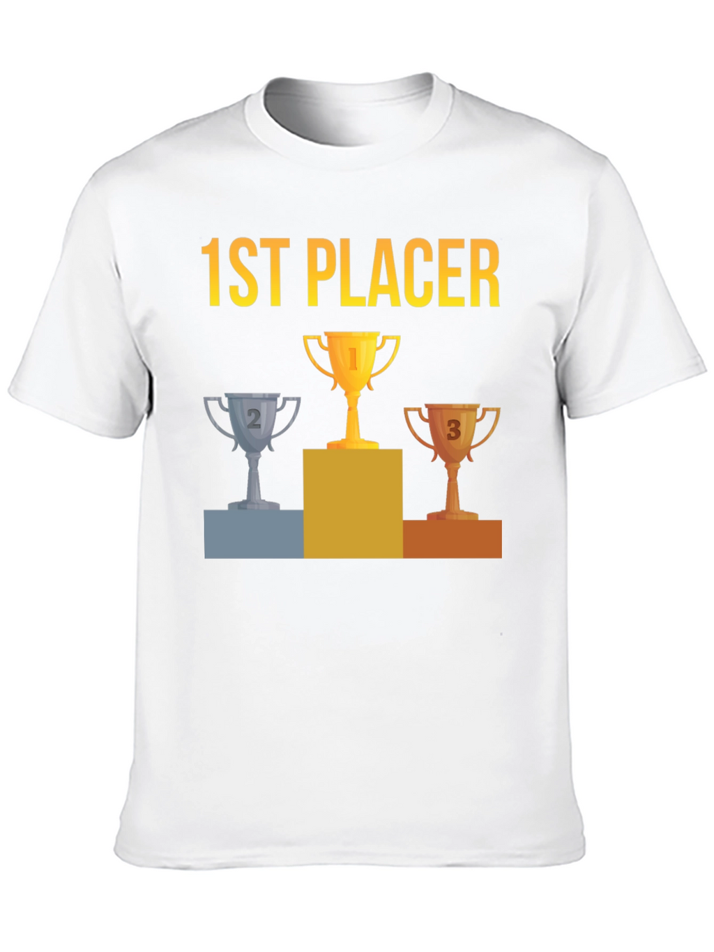 1st Placer Trophy Graphic Tee - Winners T-Shirt