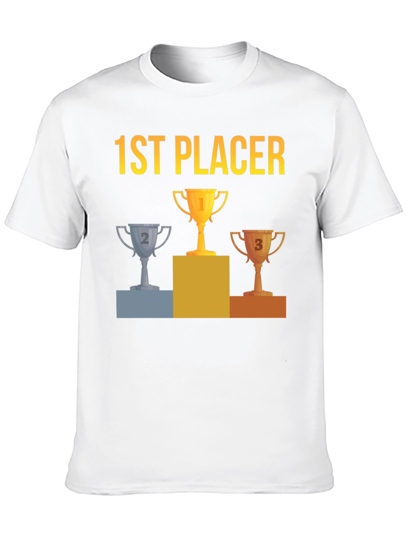 1st Placer Trophy Graphic Tee - Winners T-Shirt