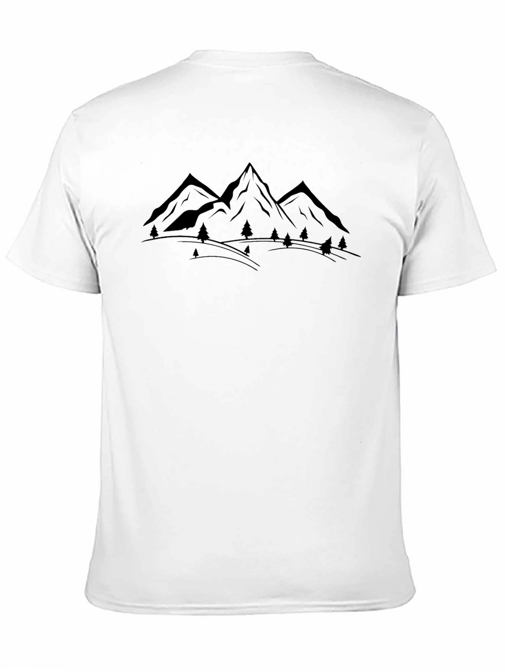 Mens Black Mountain Graphic Tee - Adventure Ready