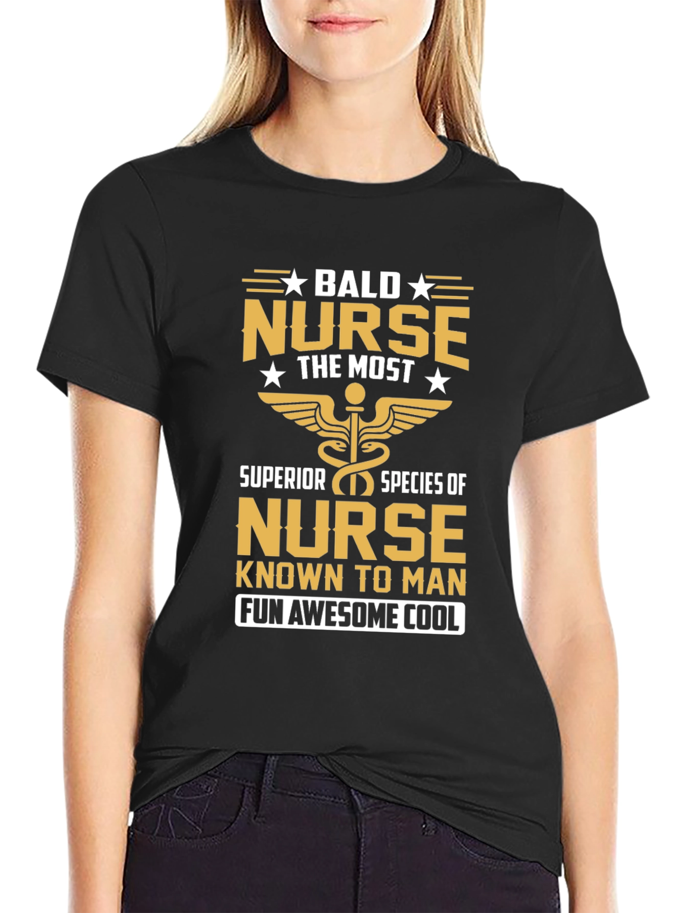 Bald Nurse T-Shirt - Superior Species Graphic Tee