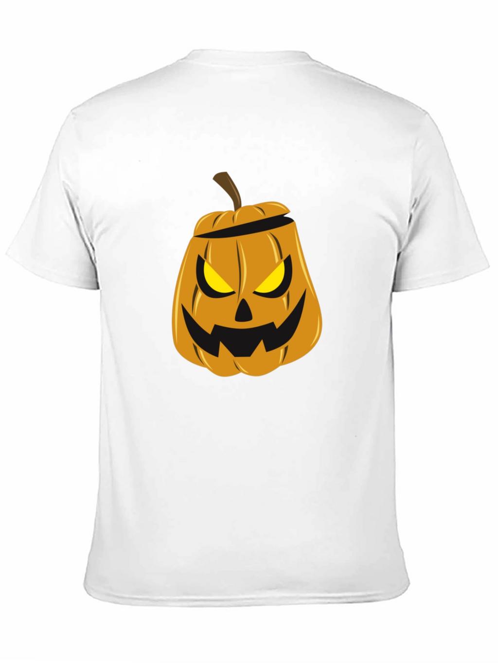 Mens Halloween Pumpkin Graphic Tee