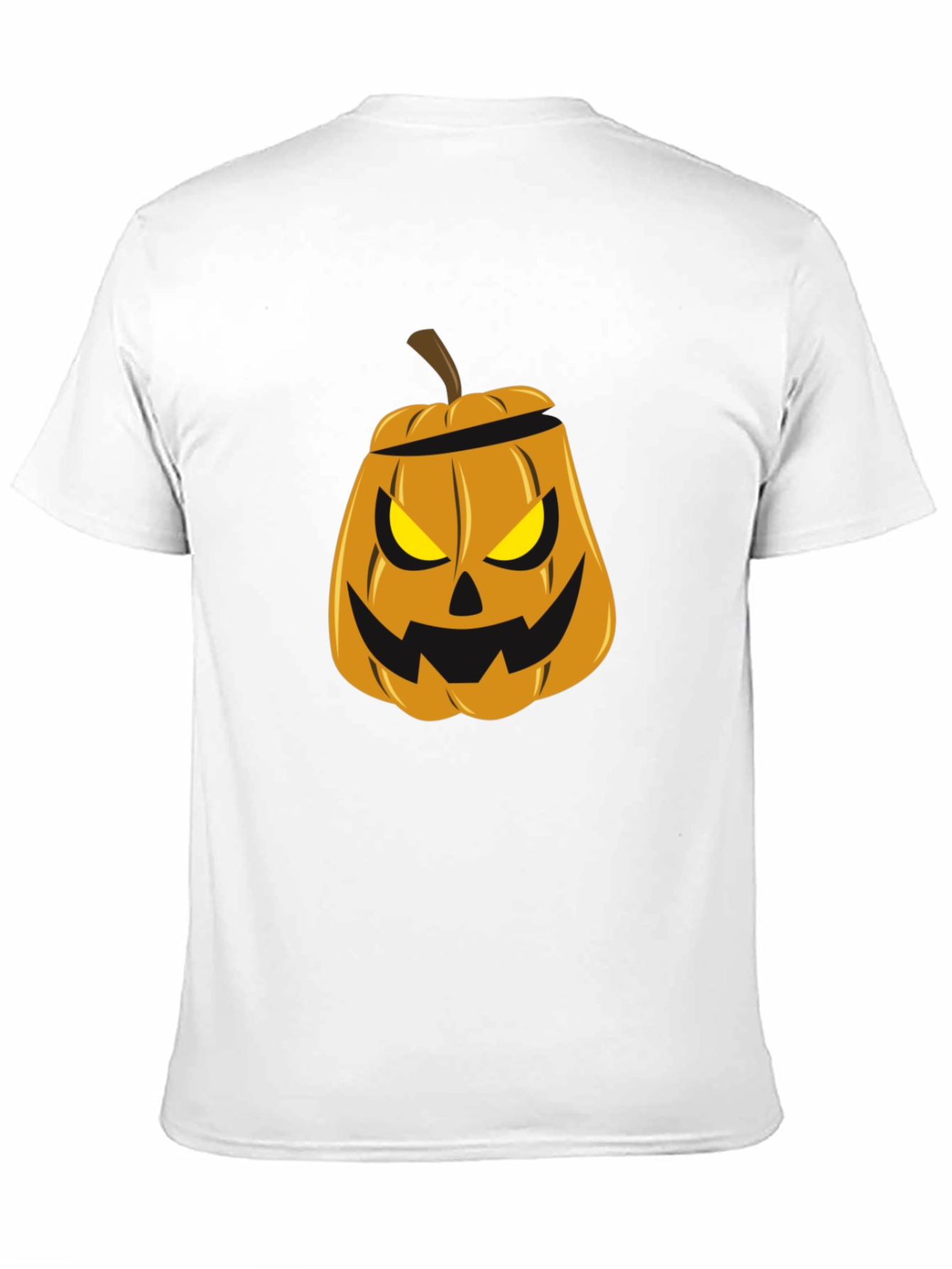 Mens Halloween Pumpkin Graphic Tee