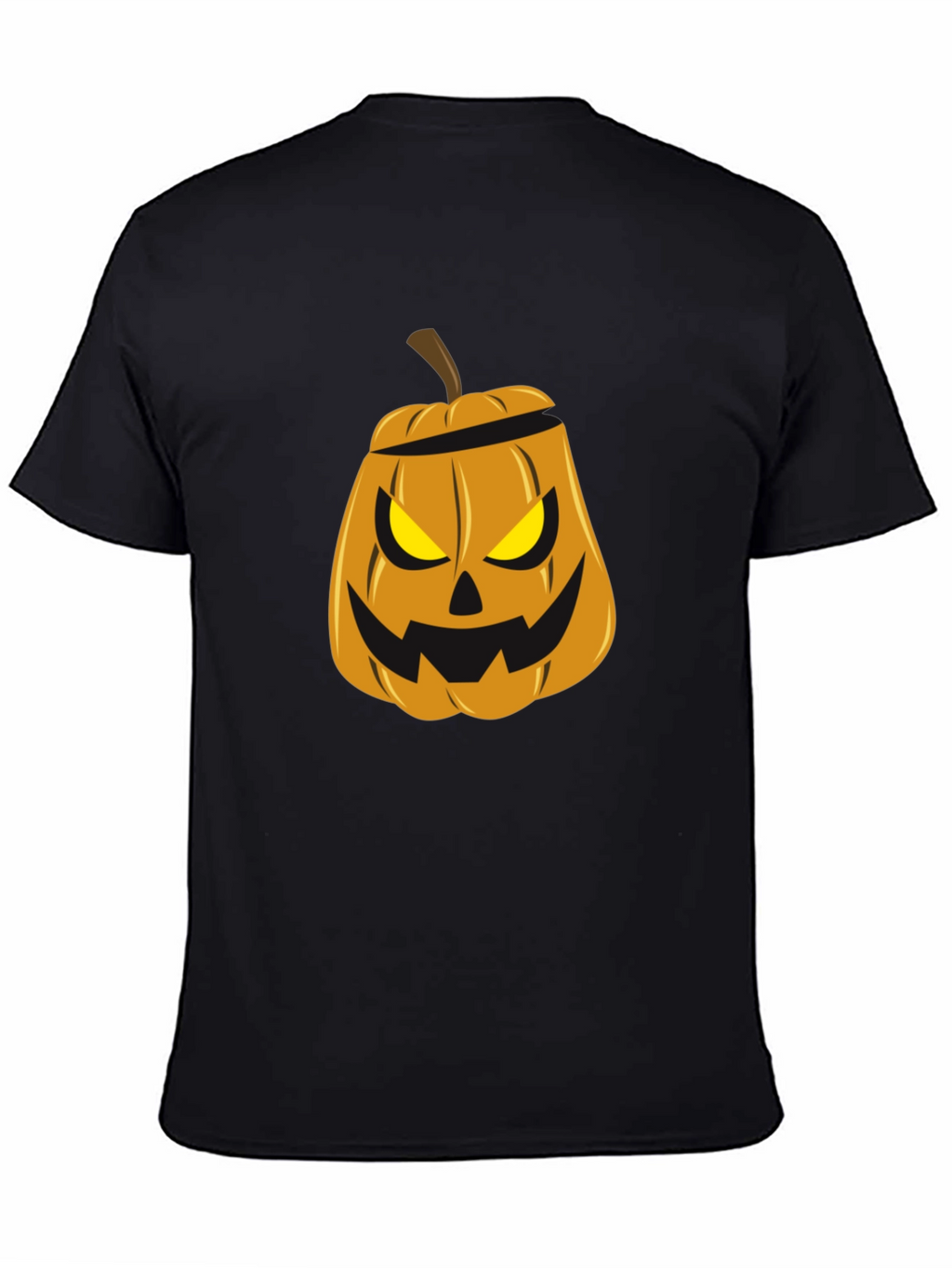 Mens Halloween Pumpkin Graphic Tee