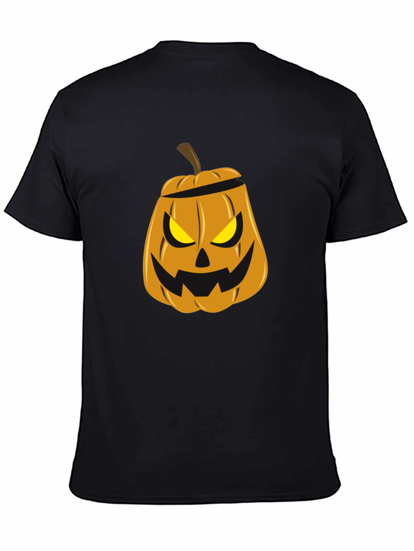 Mens Halloween Pumpkin Graphic Tee