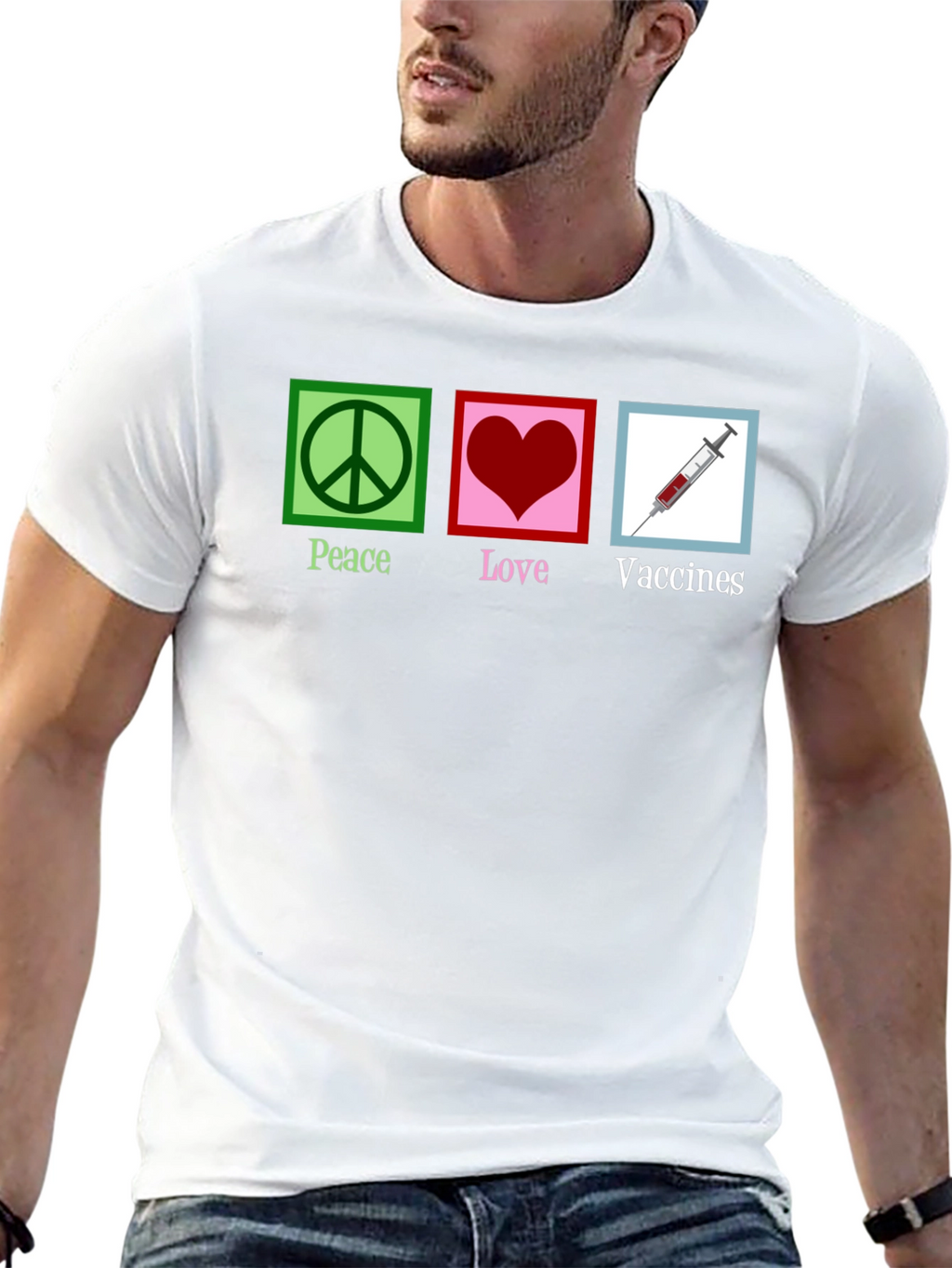 Peace Love Vaccines T-Shirt