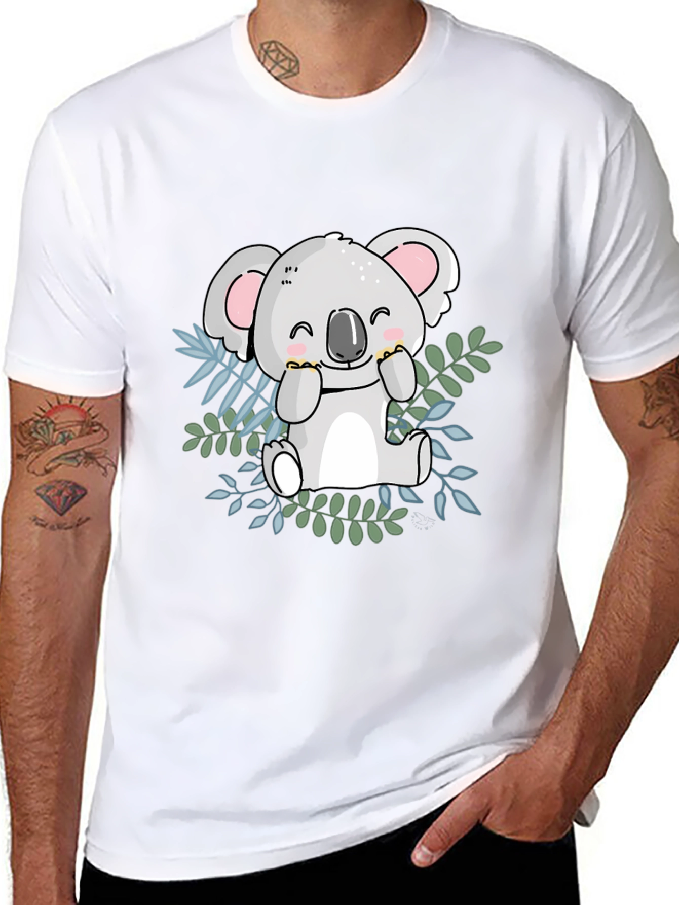 Cute Koala T-Shirt - Soft Cotton Tee for Animal Lovers