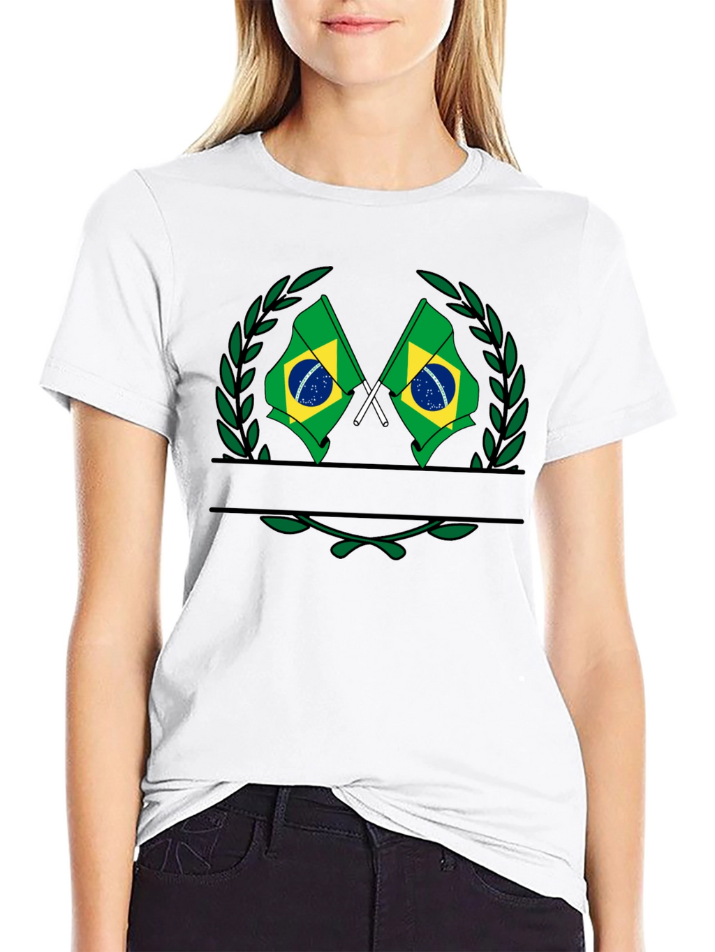 Brazil Flag Graphic T-Shirt