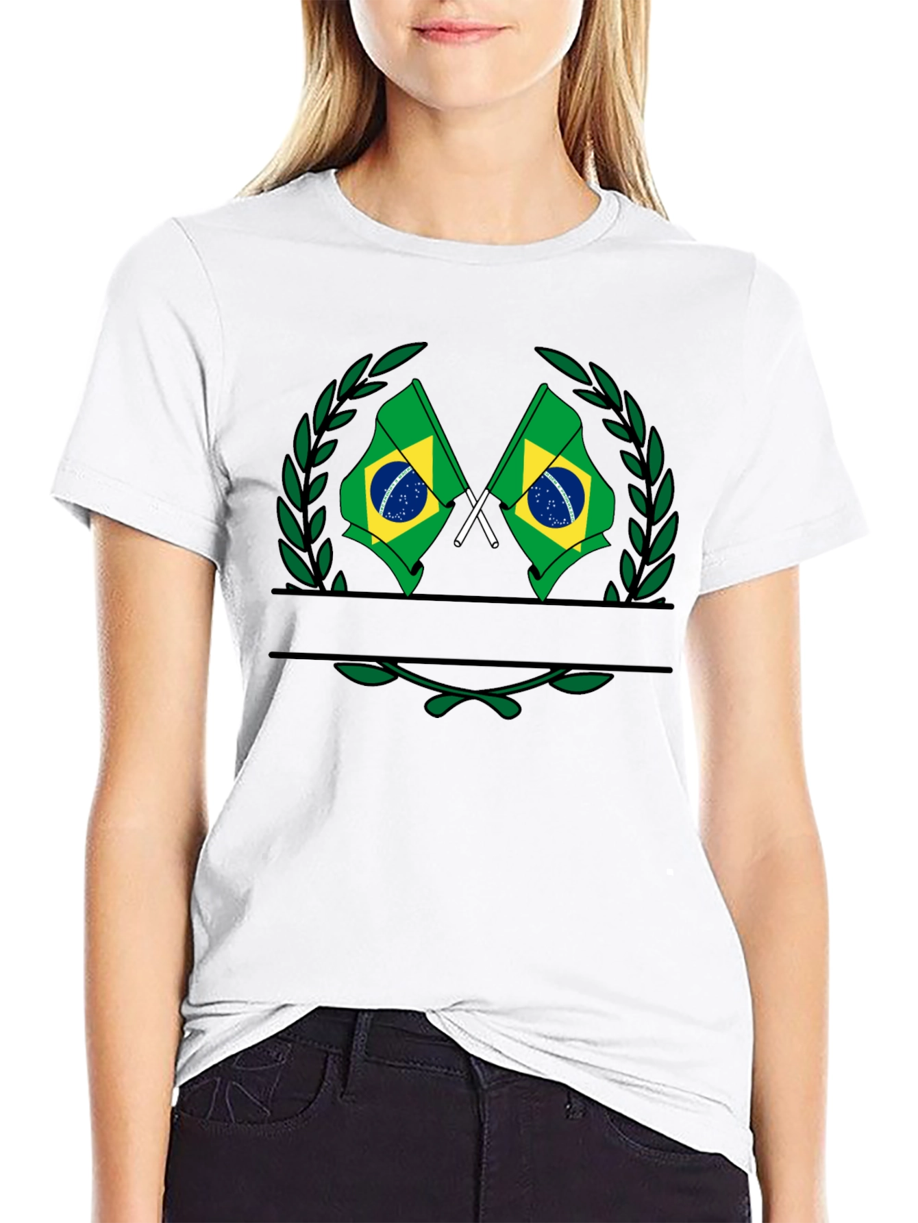 Brazil Flag Graphic T-Shirt
