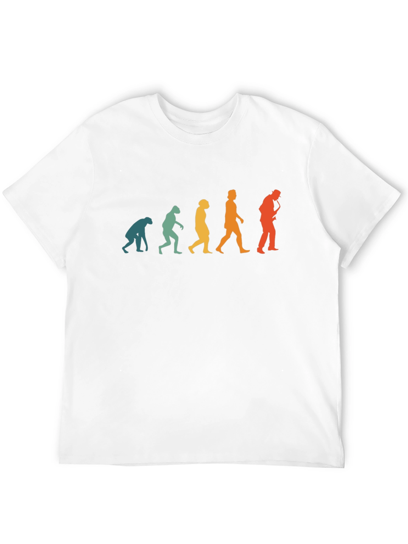 Evolution of Sax T-Shirt - Cool Musician Tee