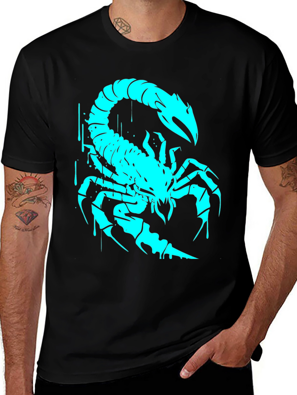 Scorpion Graphic Tee - Black