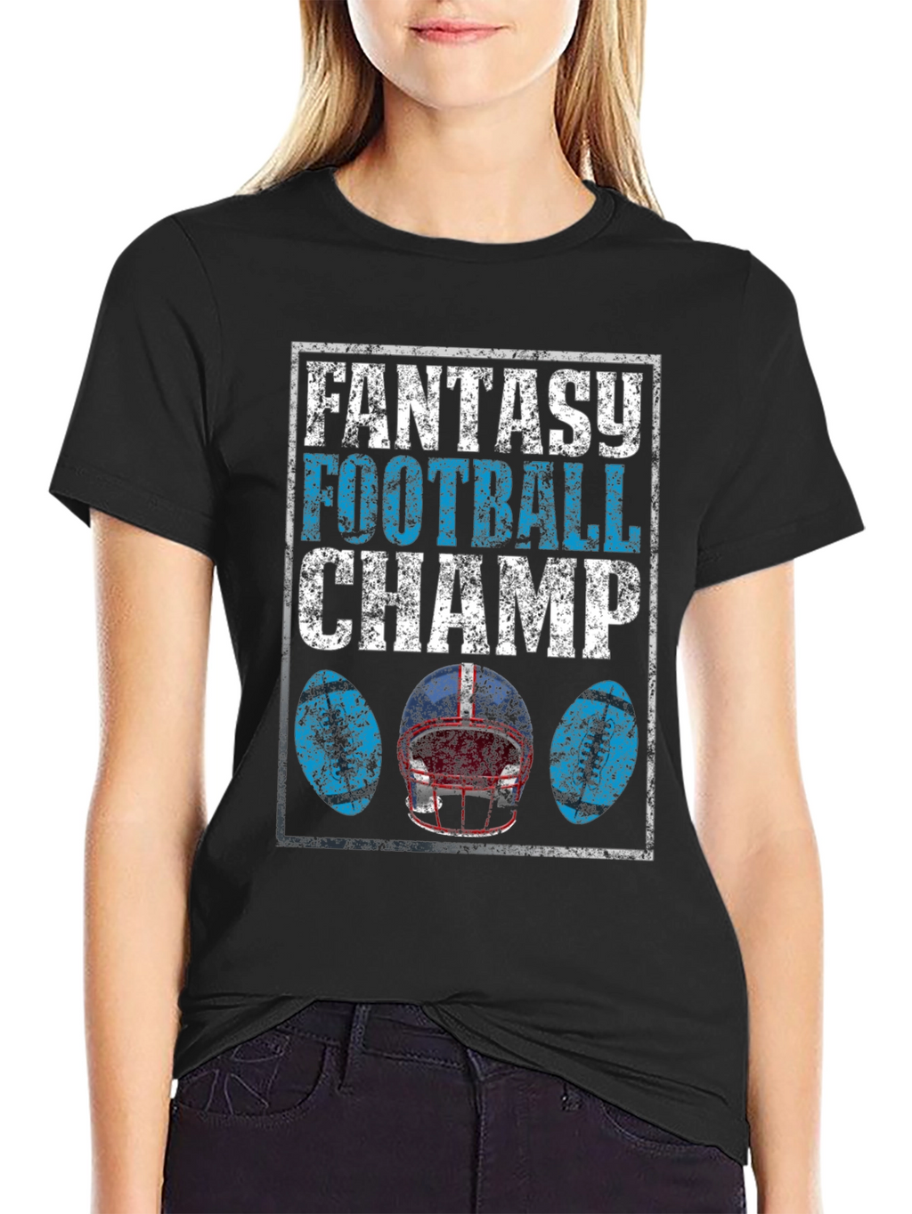 Fantasy Football Champ Graphic T-Shirt