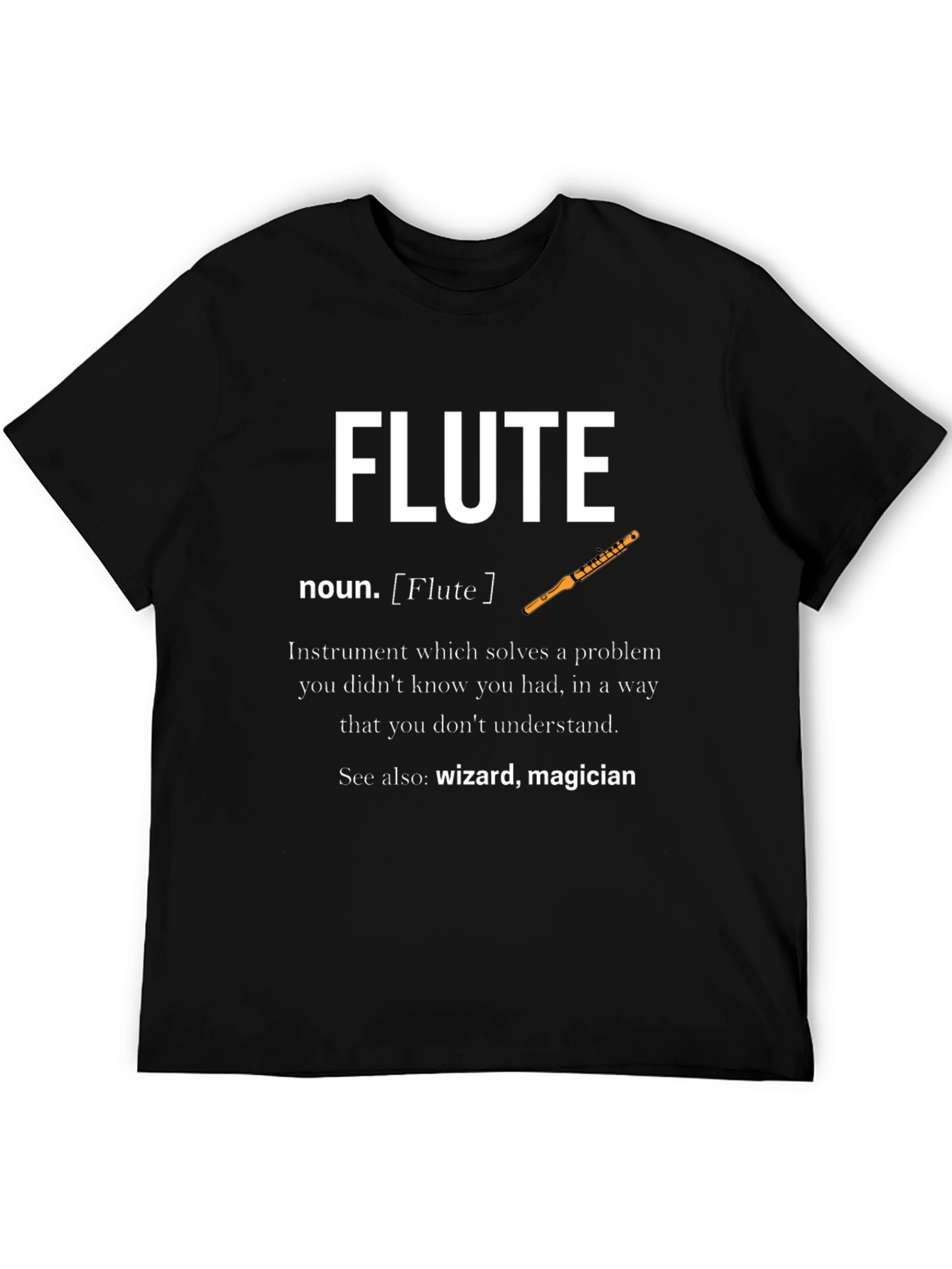 Flute Definition T-Shirt - Musician Gift