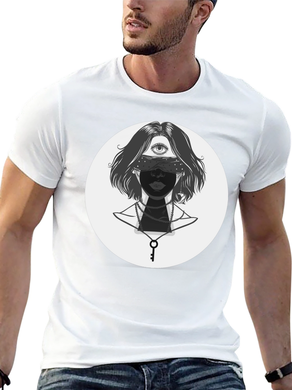 Third Eye Key Graphic Tee - Unisex