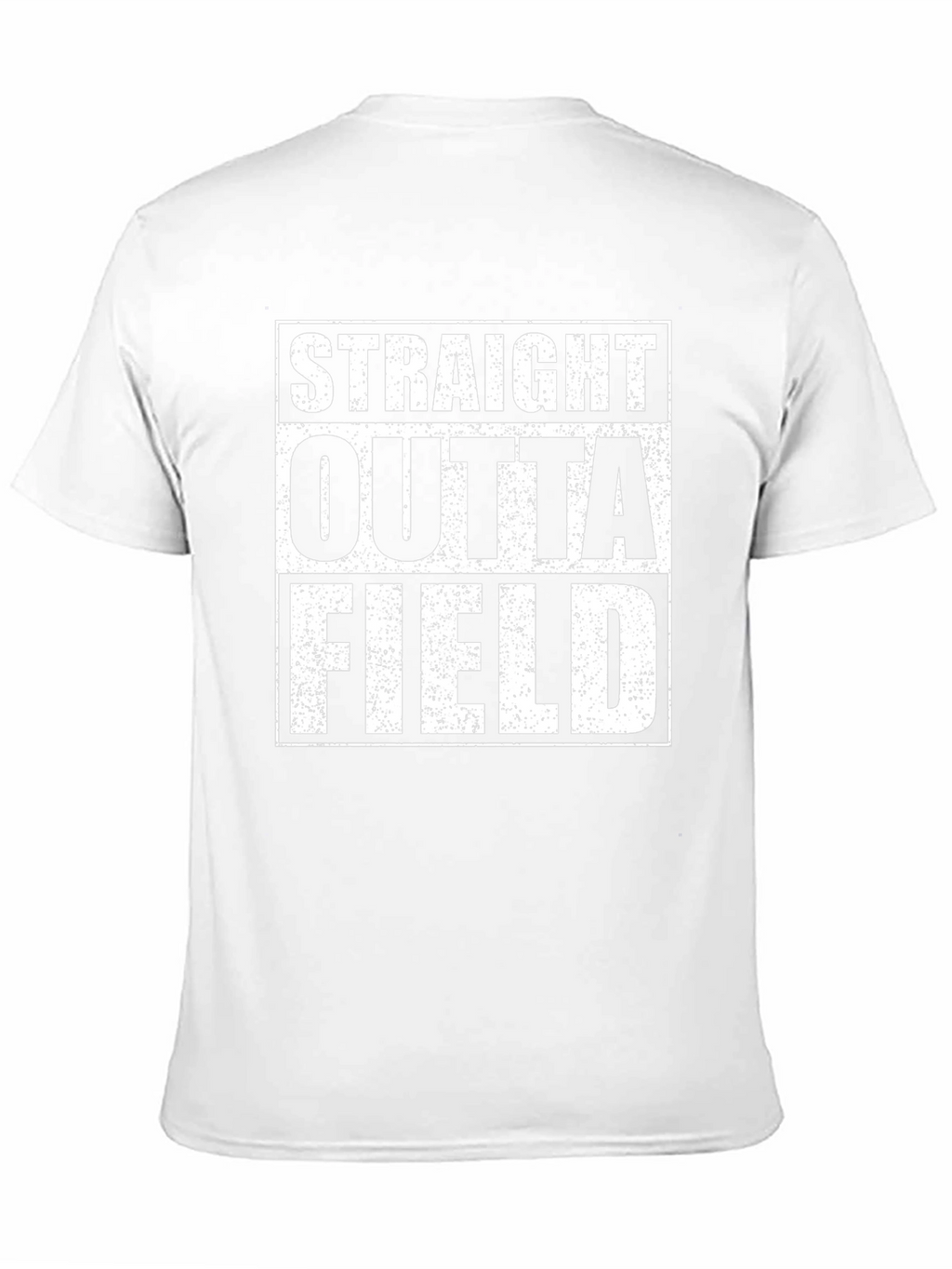Straight Outta Field Black Graphic T-Shirt