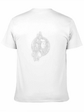 Black Graphic Tee - Owl Design