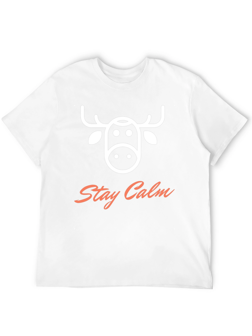 Stay Calm Moose Graphic T-Shirt