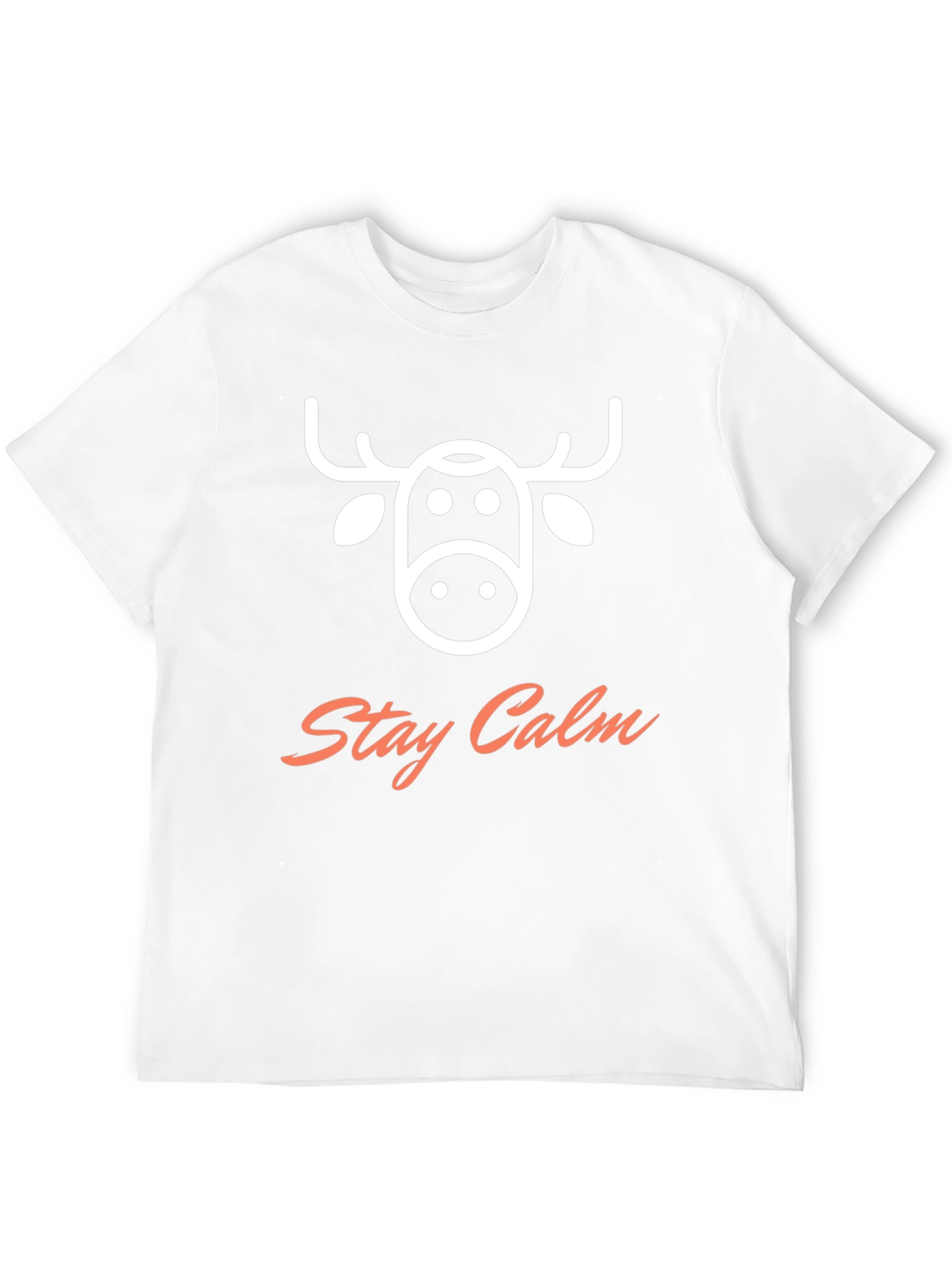 Stay Calm Moose Graphic T-Shirt