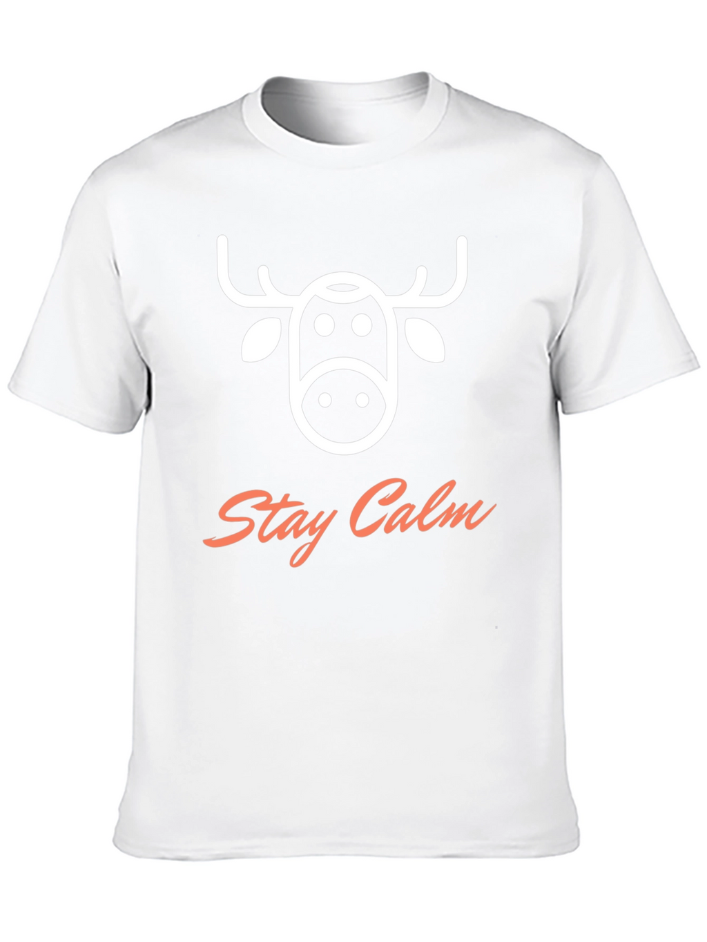 Stay Calm Moose Graphic T-Shirt