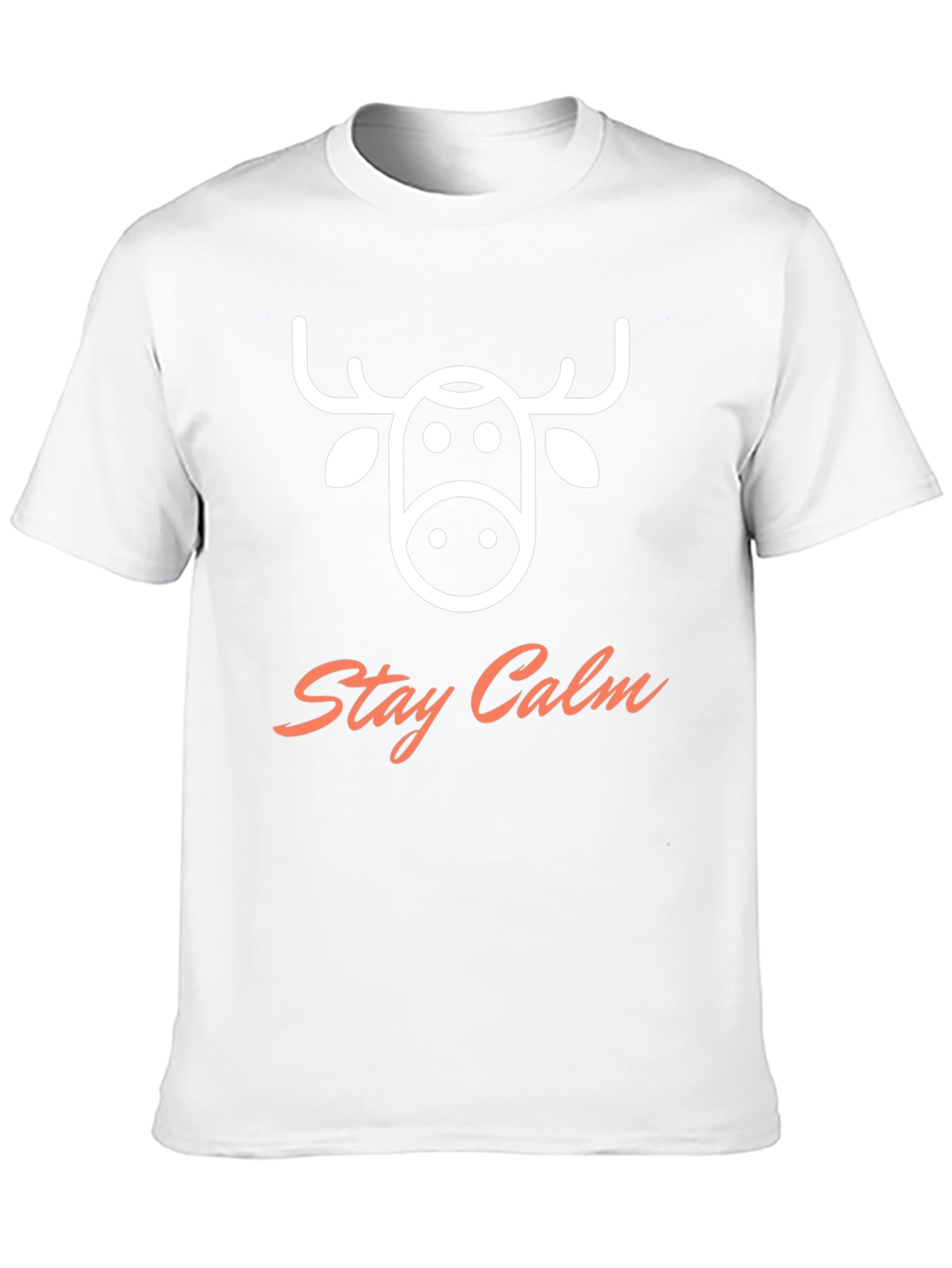 Stay Calm Moose Graphic T-Shirt