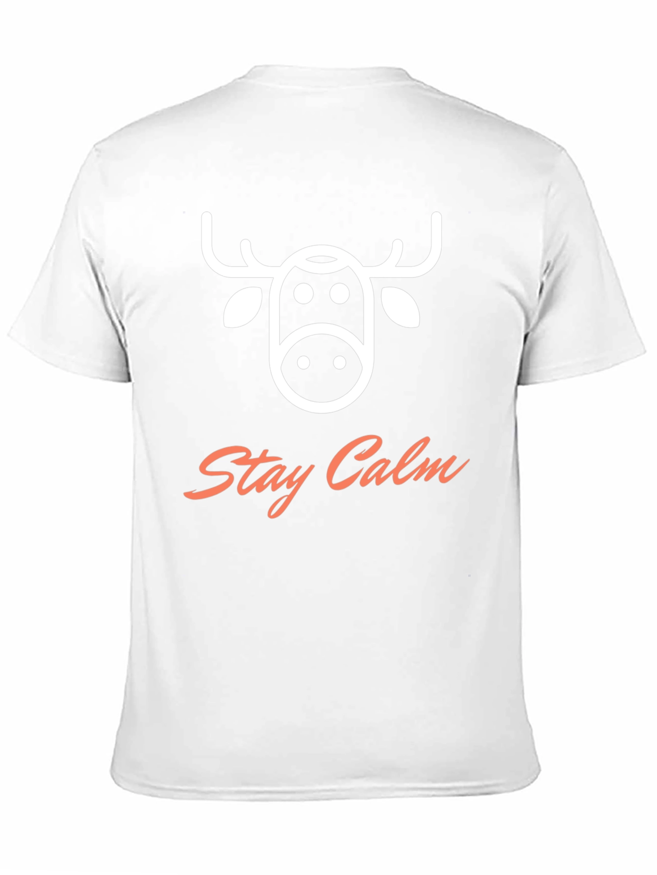 Stay Calm Moose Graphic T-Shirt