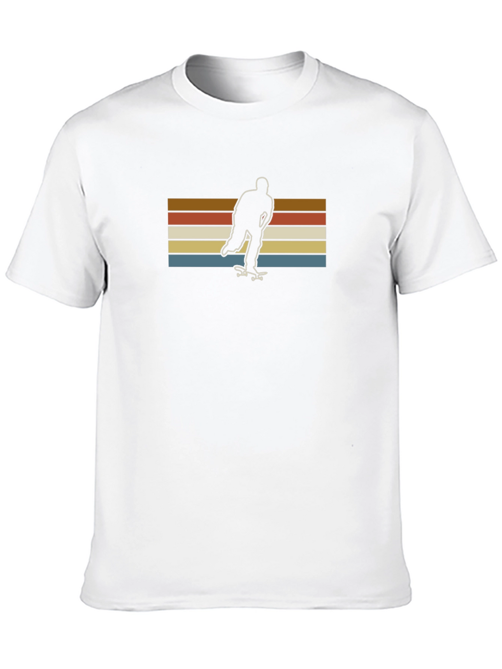 Retro Skateboarder Graphic T-Shirt