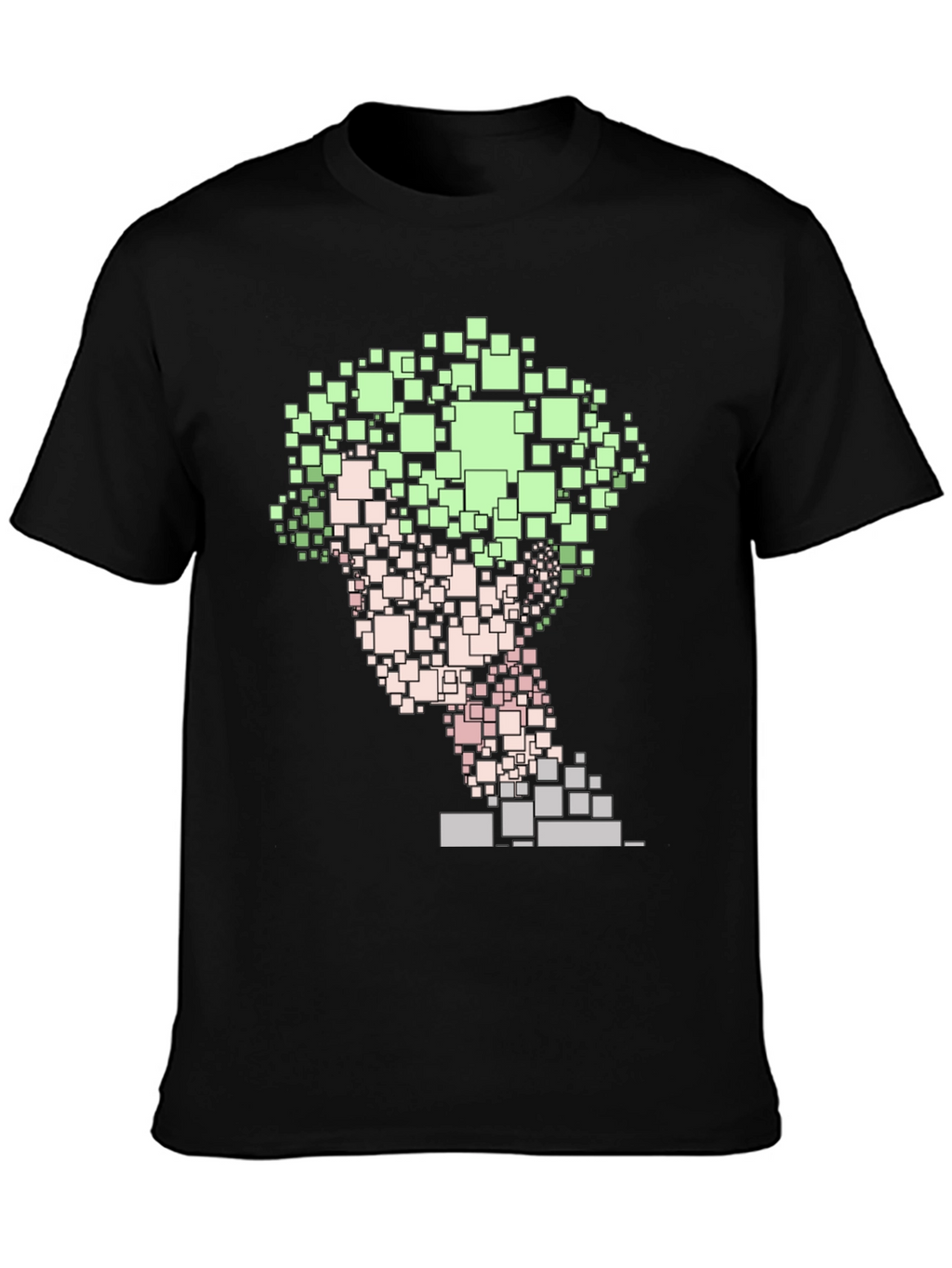 Abstract Pixel Art T-Shirt - Stylish Graphic Tee